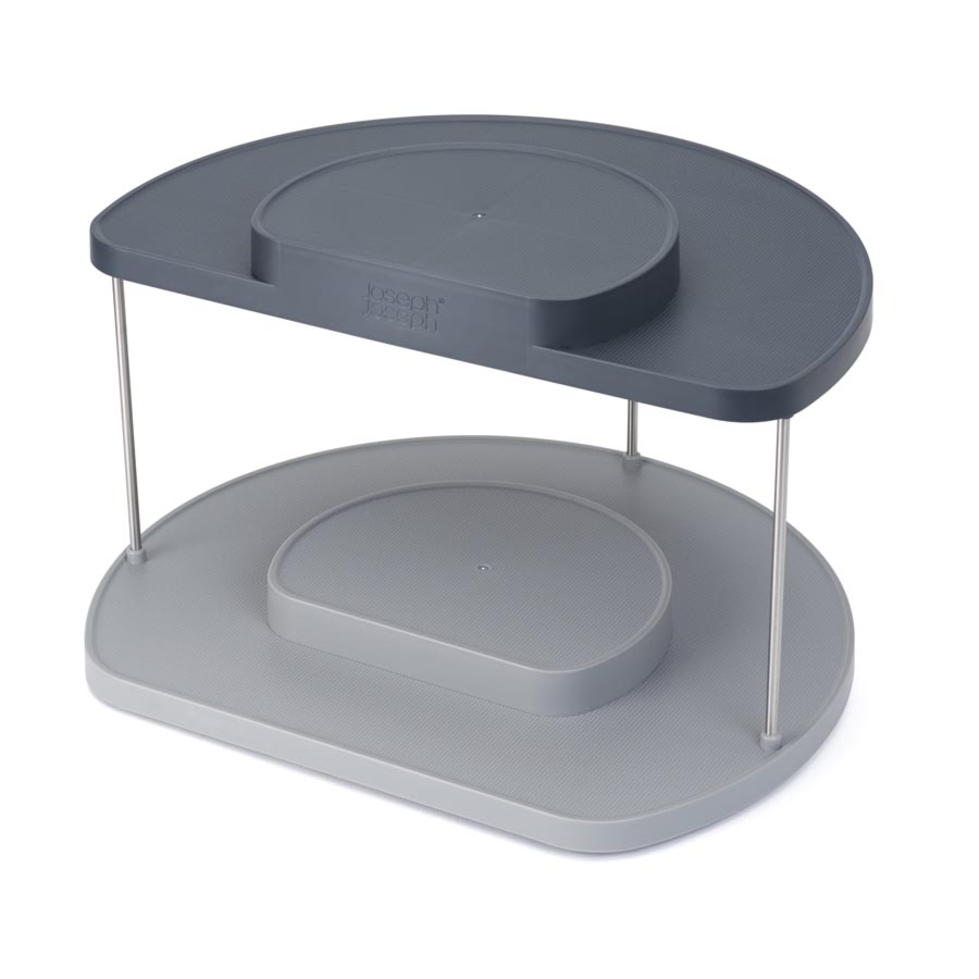       
                            Dwupoziomowy organizer do szafki kuchennej (obrotowy) CupboardStore Joseph Joseph
                        