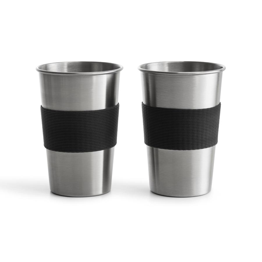 Zestaw 2 kubków stalowych To Go Sagaform
