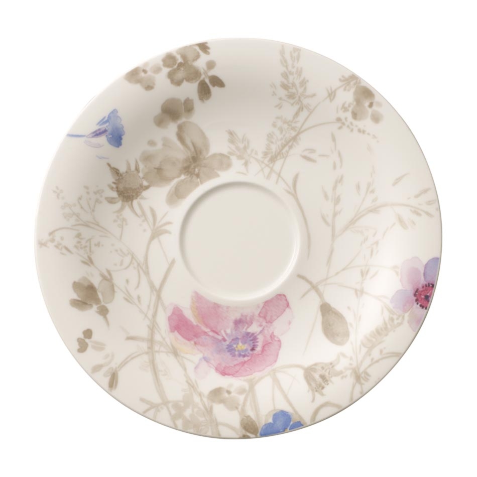 Spodek do filiżanki śniadaniowej (19 cm) Mariefleur Gris Villeroy & Boch