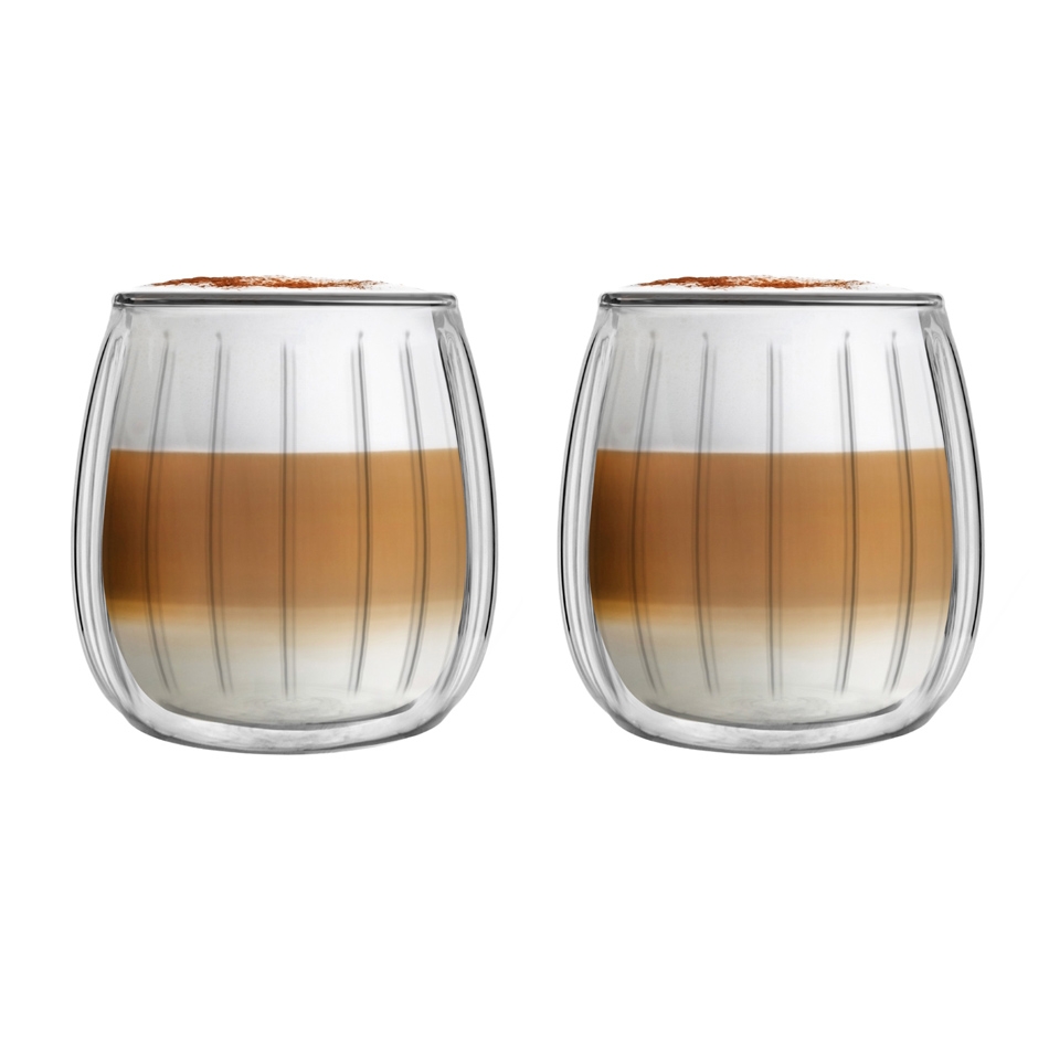       
                            Zestaw 2 szklanek niskich z podwójnymi ściankami (250 ml) Tulip Vialli Design
                        
