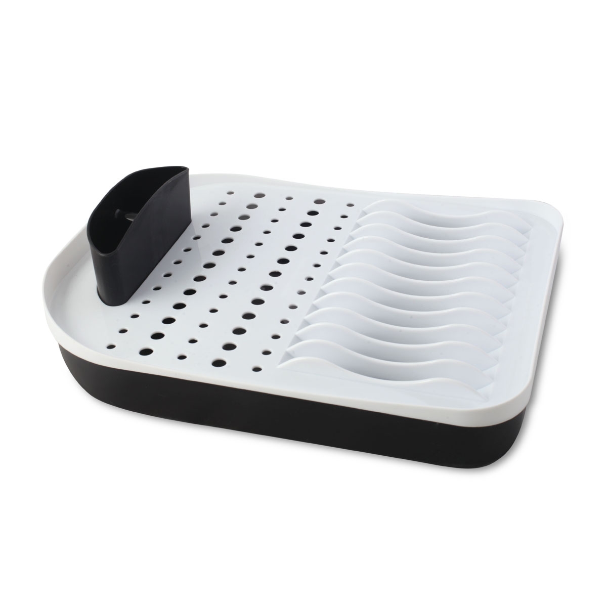 Suszarka do naczyń z ociekaczem (czarno-biała) Livio Vialli Design