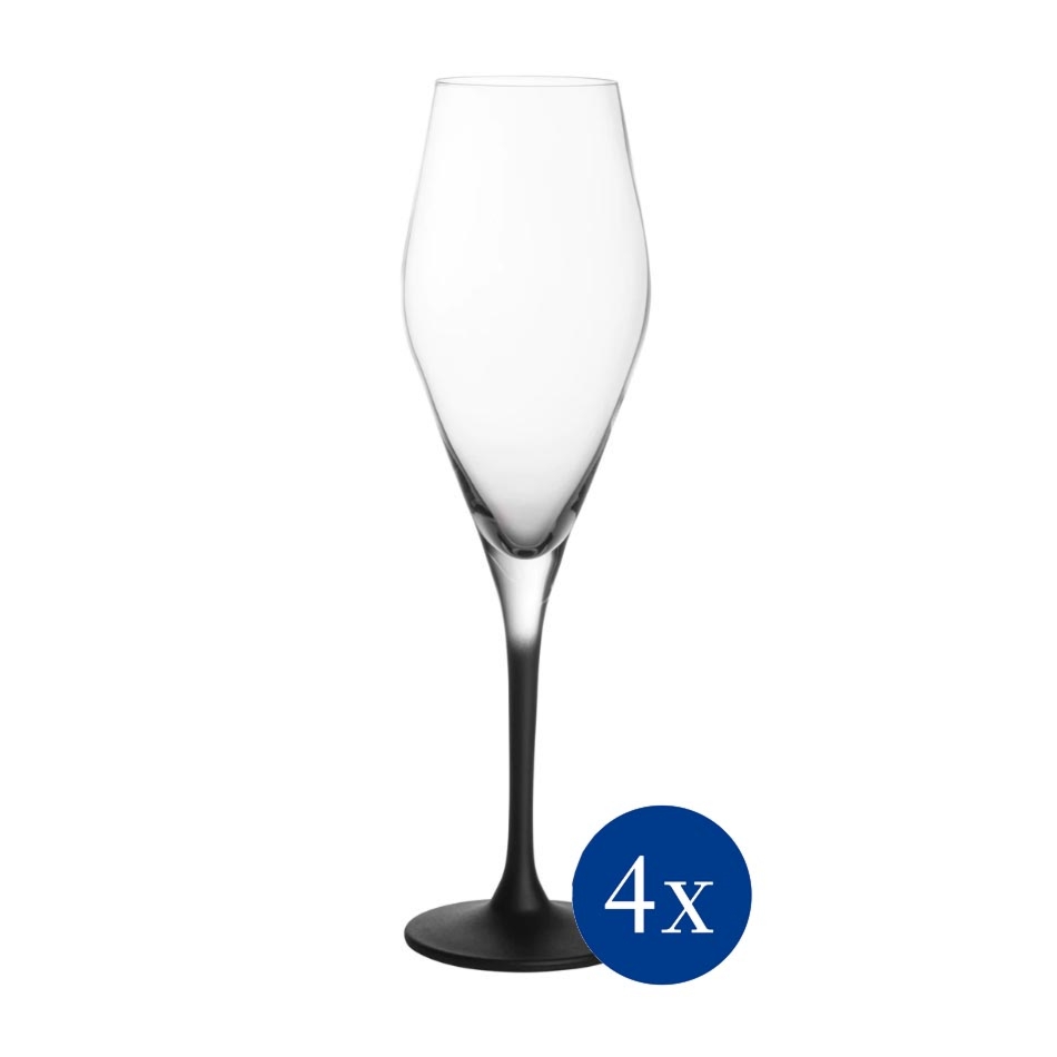       
                            Zestaw 4 kieliszków do szampana Manufacture Rock Villeroy & Boch
                        