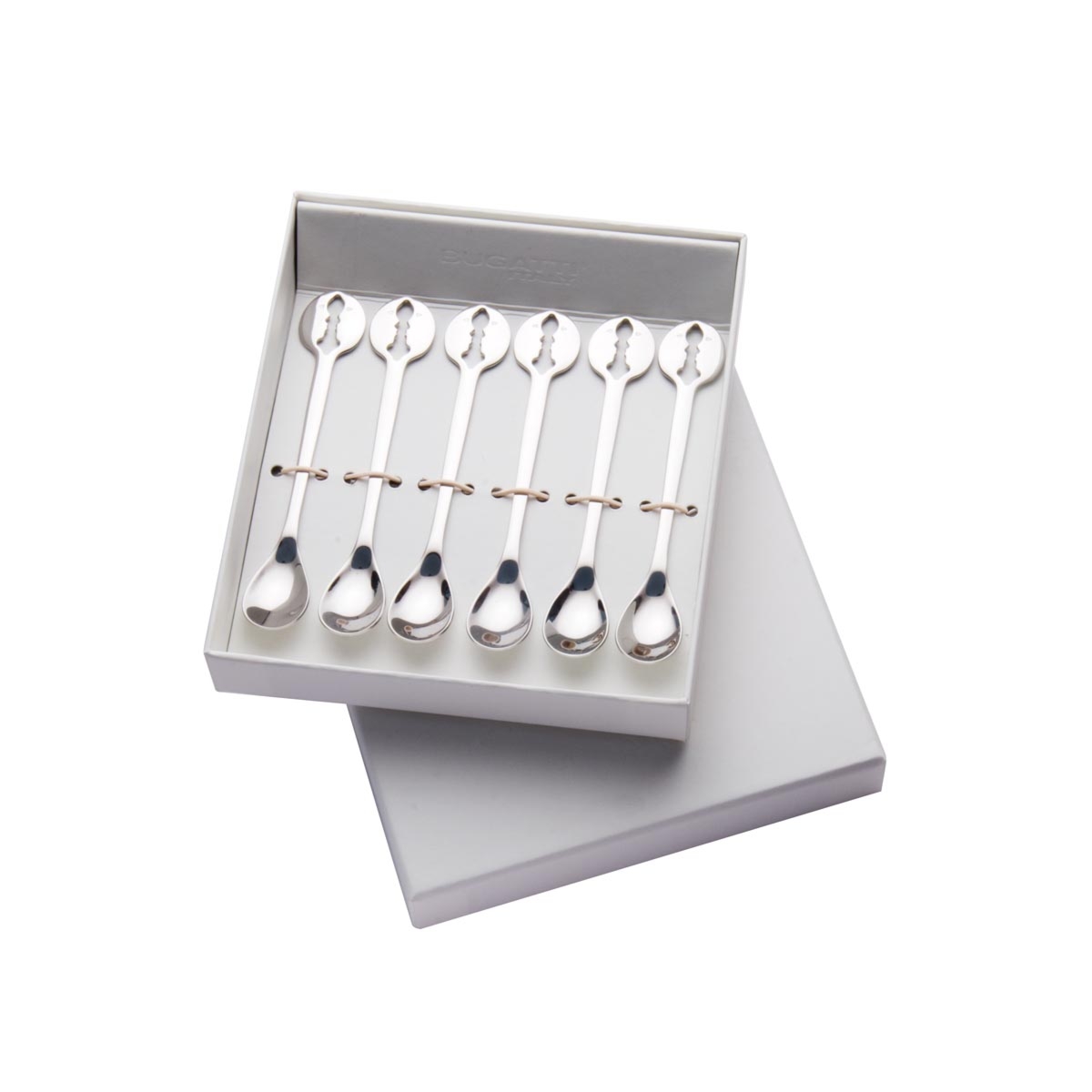 Komplet 6 łyżeczek do mokki Kiss Bugatti