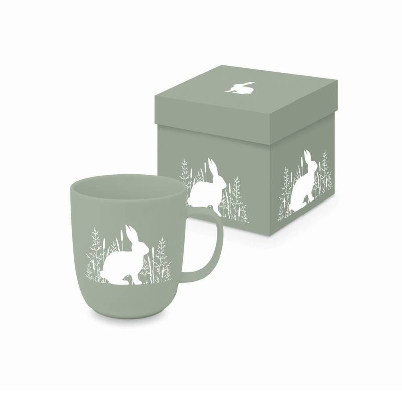       
                            Wielkanocny kubek (400 ml) zielony Zając w ozdobnym pudełku PPD
                        