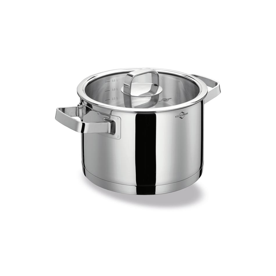       
                            Garnek z pokrywką (3,5 l) San Remo Küchenprofi
                        