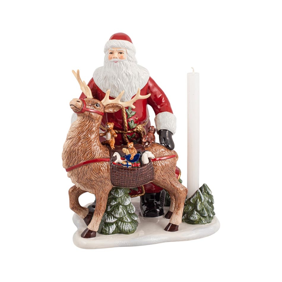       
                            Figura-świecznik św. Mikołaj z jeleniem Christmas Toys Memory Villeroy & Boch
                        