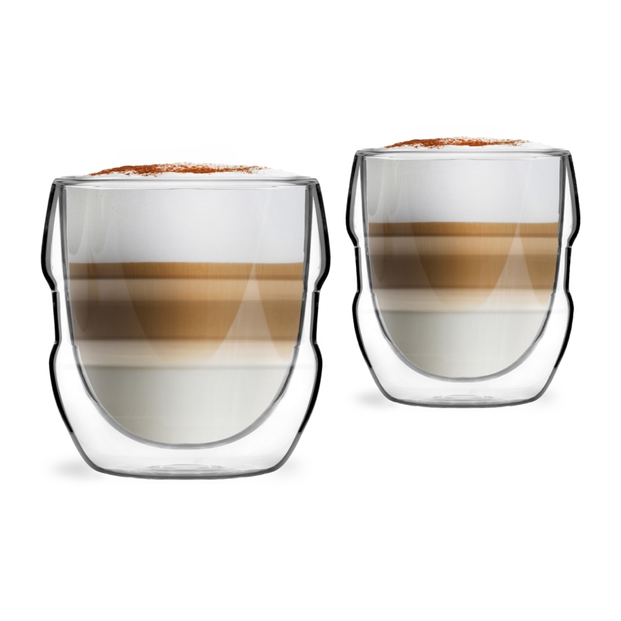       
                            Zestaw 2 szklanek z podwójnymi ściankami (250 ml) Sferico Vialli Design
                        