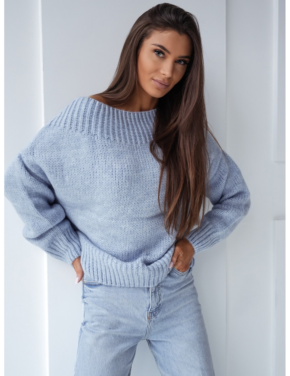 Wełniany sweter oversize KAJOMI