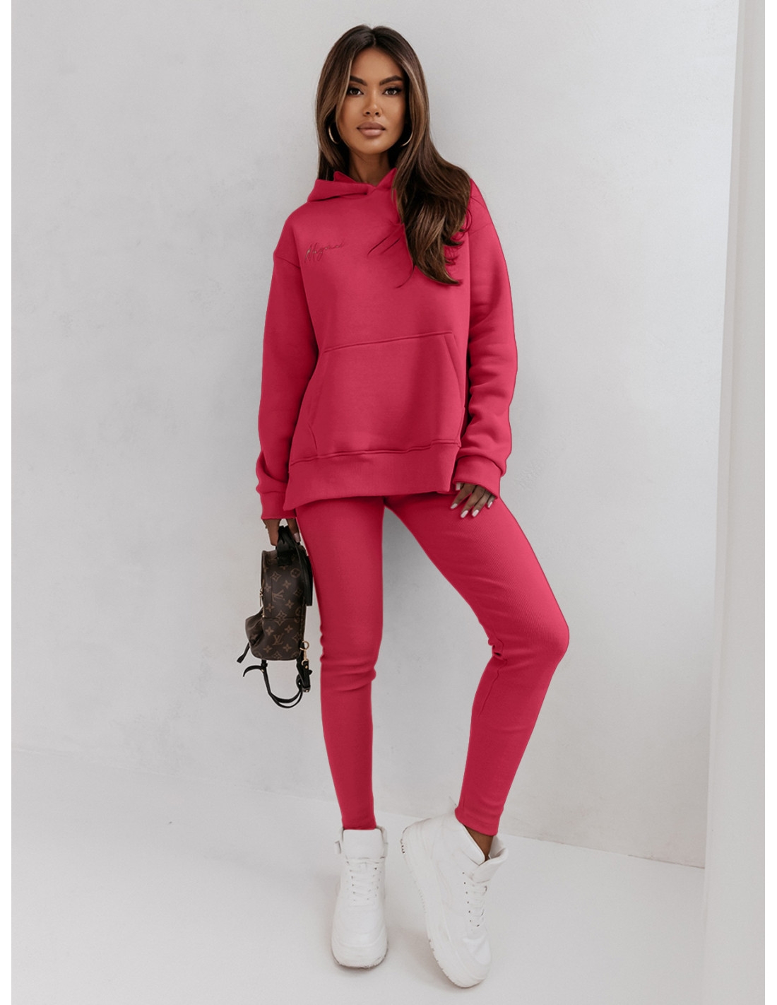 Komplet bluza dresowa legginsy prążkowane NANDO