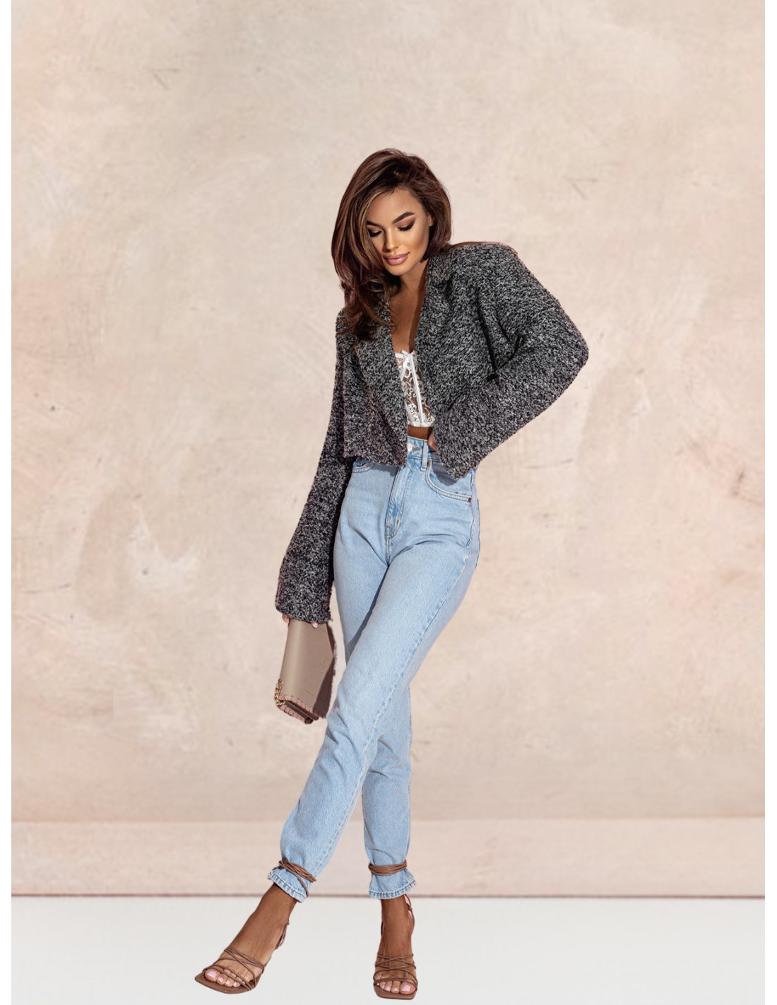 Krótka marynarka oversize LESLI