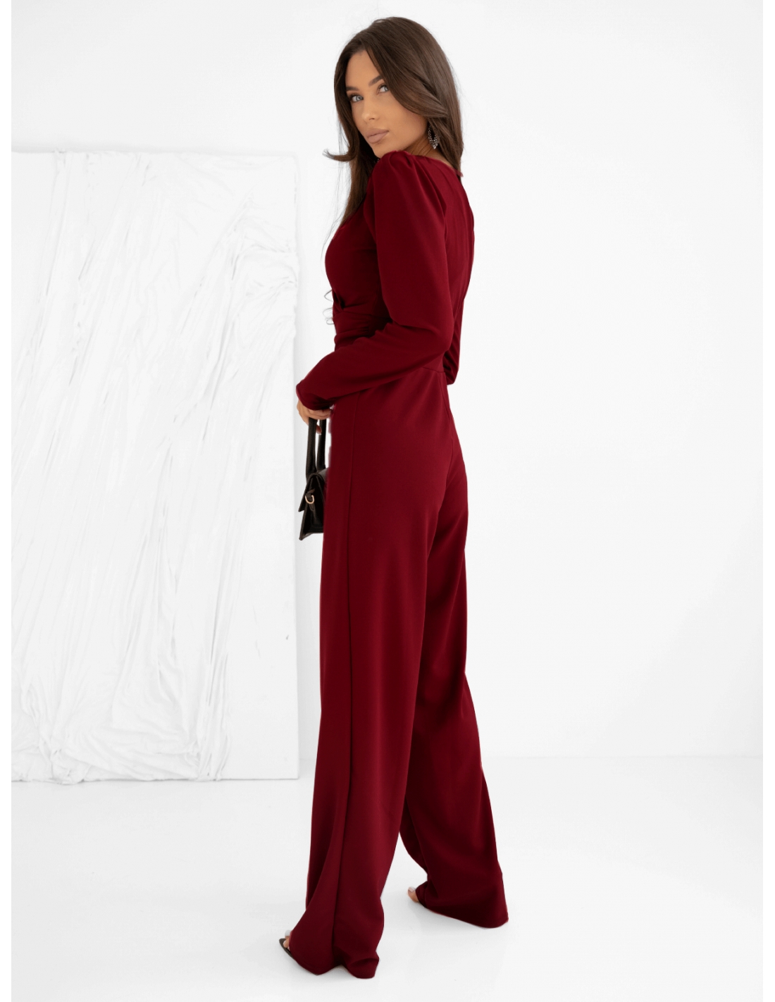 Elegancki kombinezon z marszczeniem KEHLANI