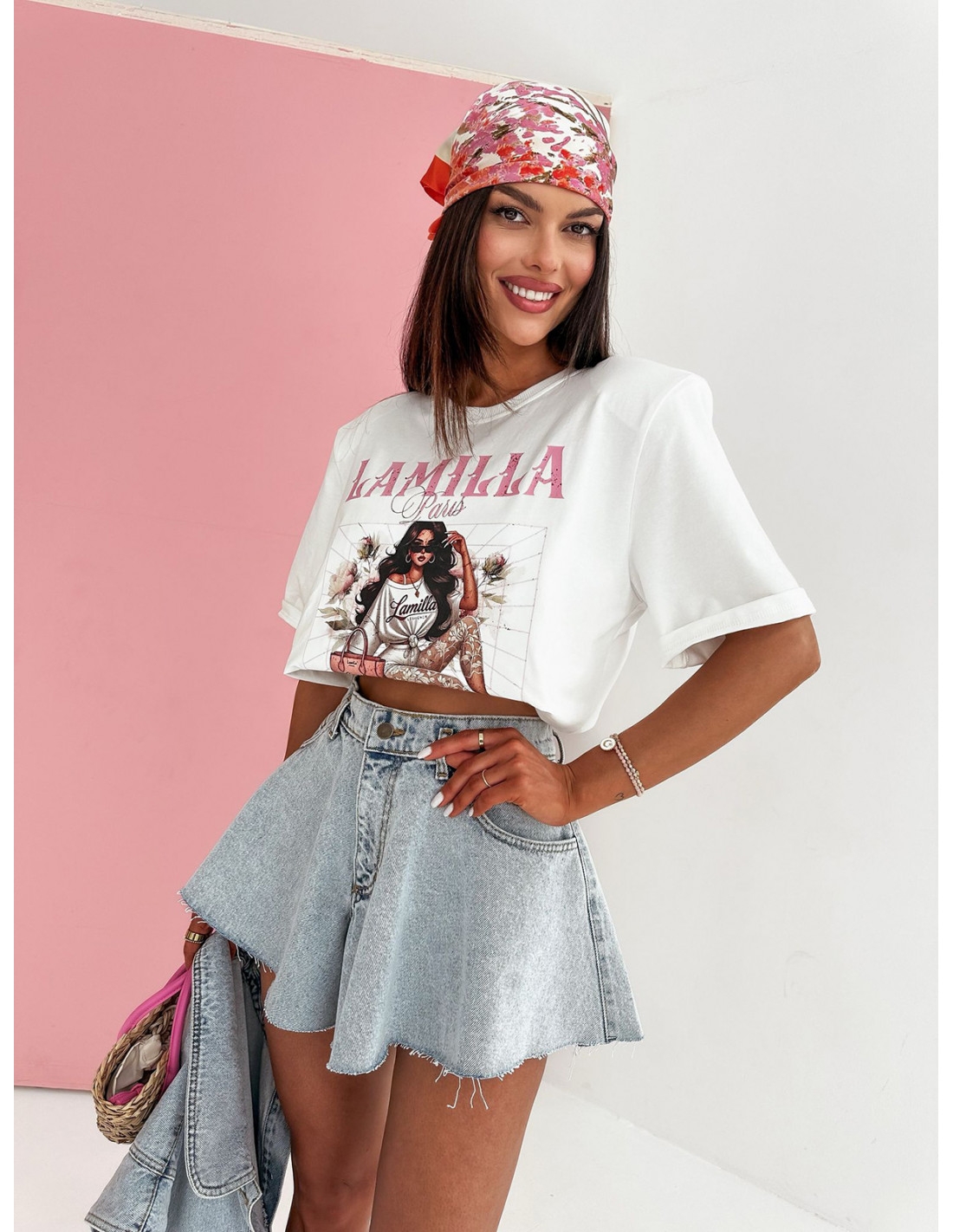 Stylowe szorty jeansowe GERDA