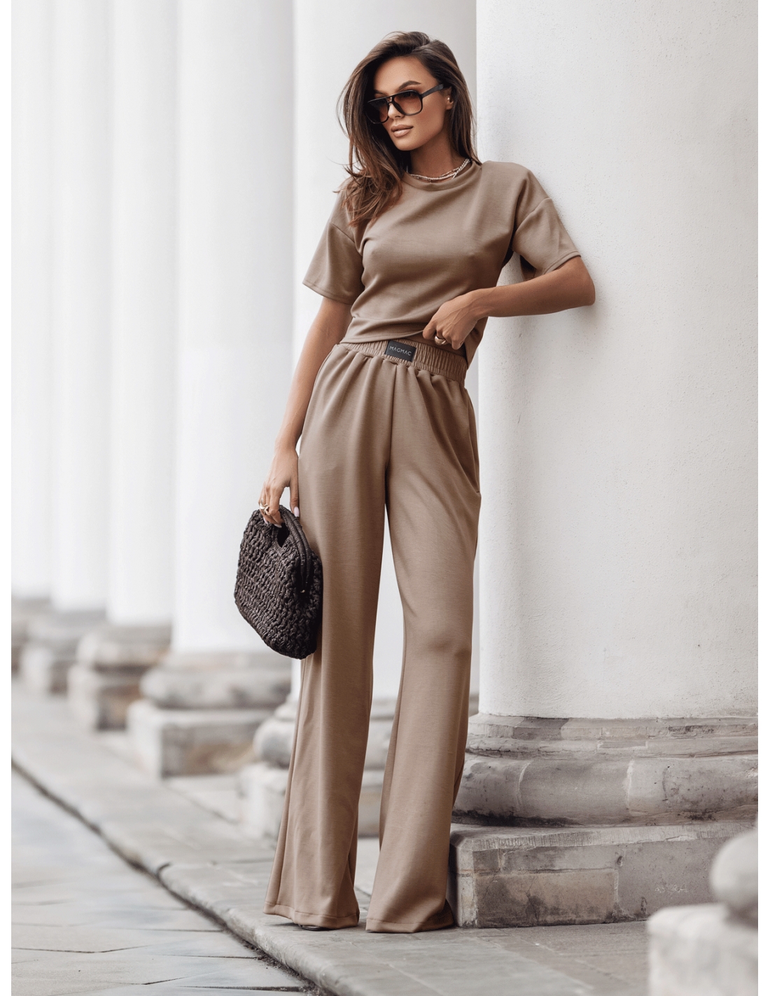 Stylowy komplet dresowy z tencelu MIREYA