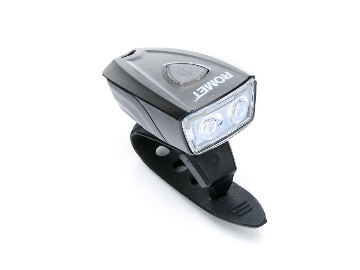 Lampa przednia 2-LED USB z wyłącznikiem JY-7044 et/logo ROMET