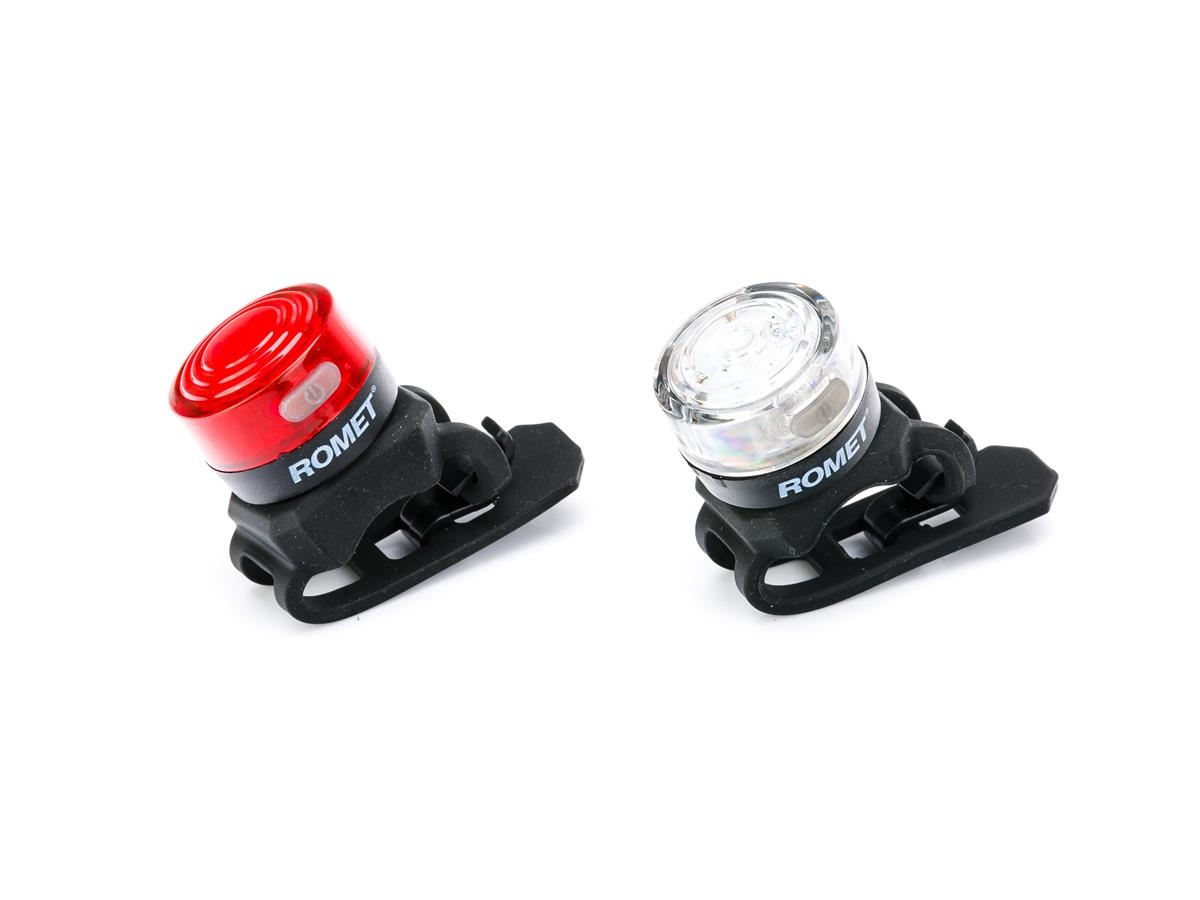 Zestaw lamp p. 1-LED + t. 1-LED  mod.R-6003  blister  et/logo ROMET
