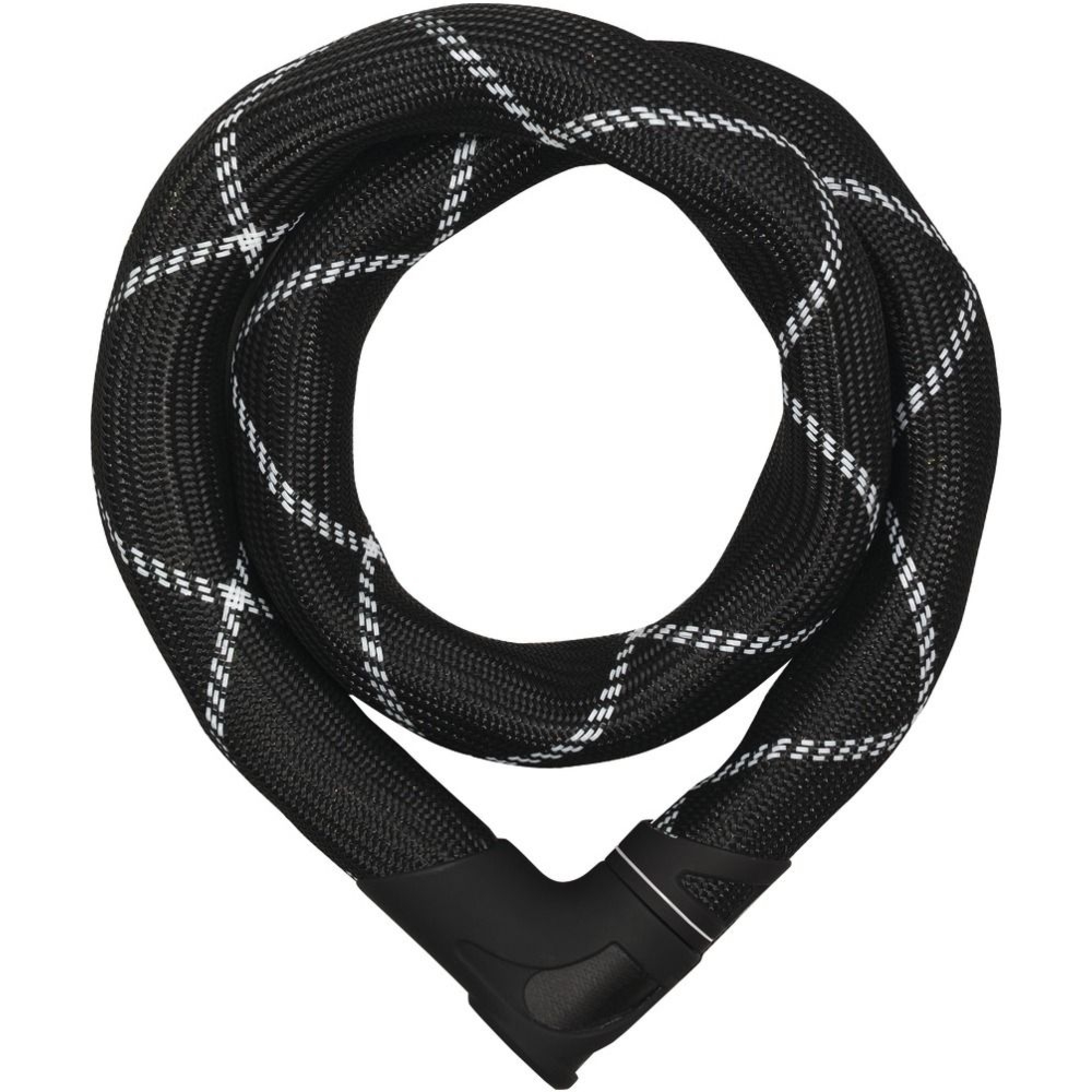 Zamknięcie rowerowe na klucz   łańcuch ABUS IVEN  110cm  czarny - rower miejski