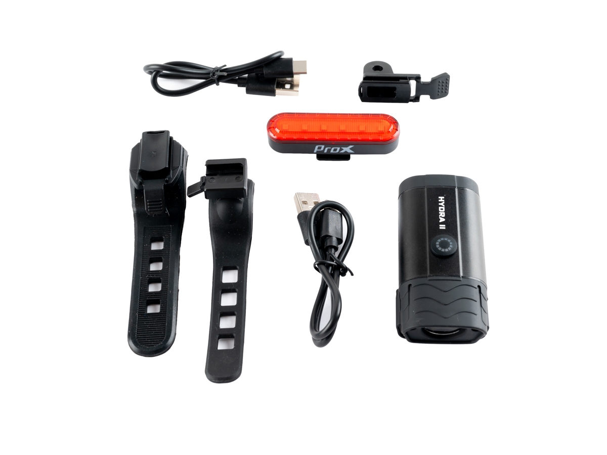 Zestaw lamp AKU. HYDRA II 400Im+SATE MODE 40 lm  USB