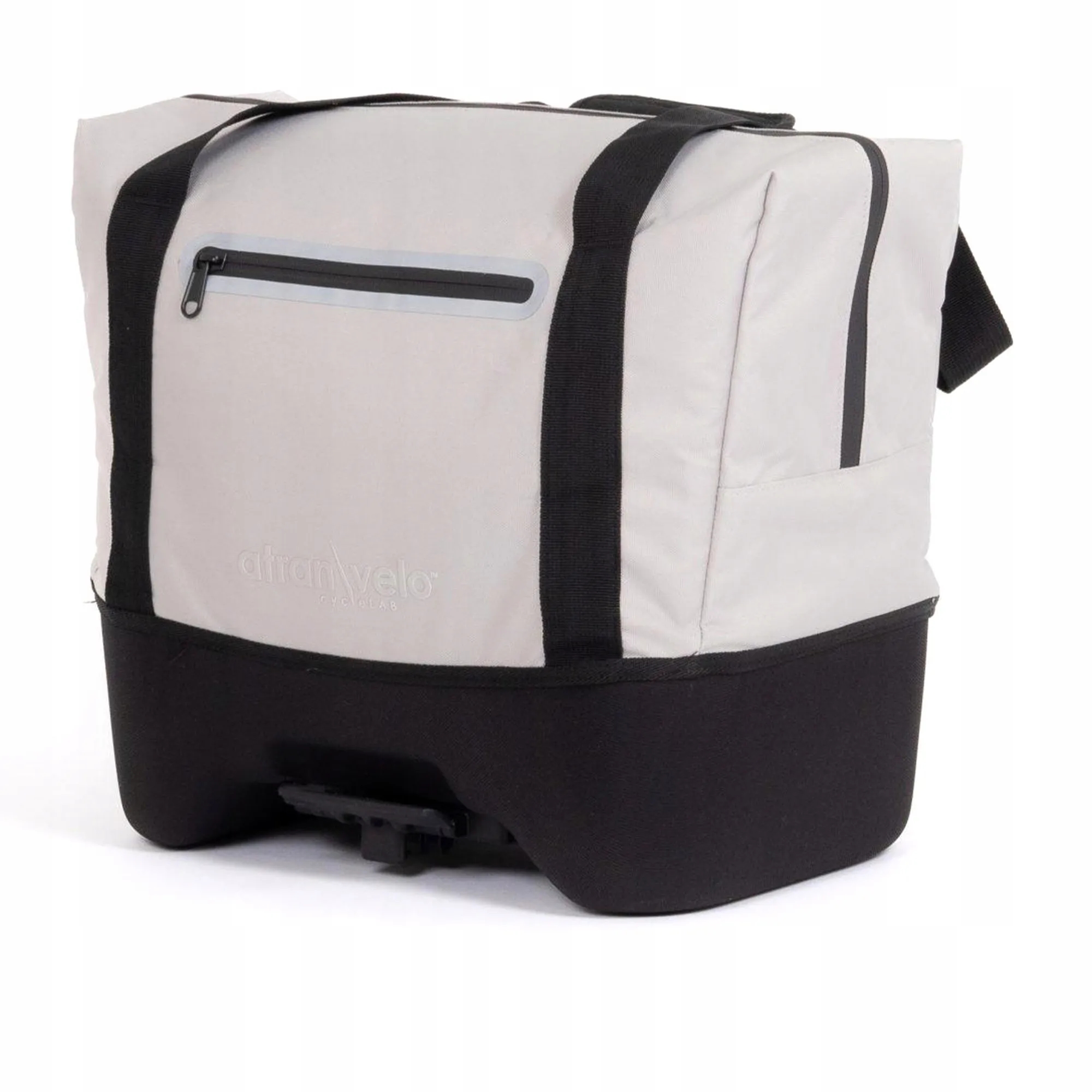Torba rowerowa   sakwa na bagażnik BEAT ATRANVELO jasno szary