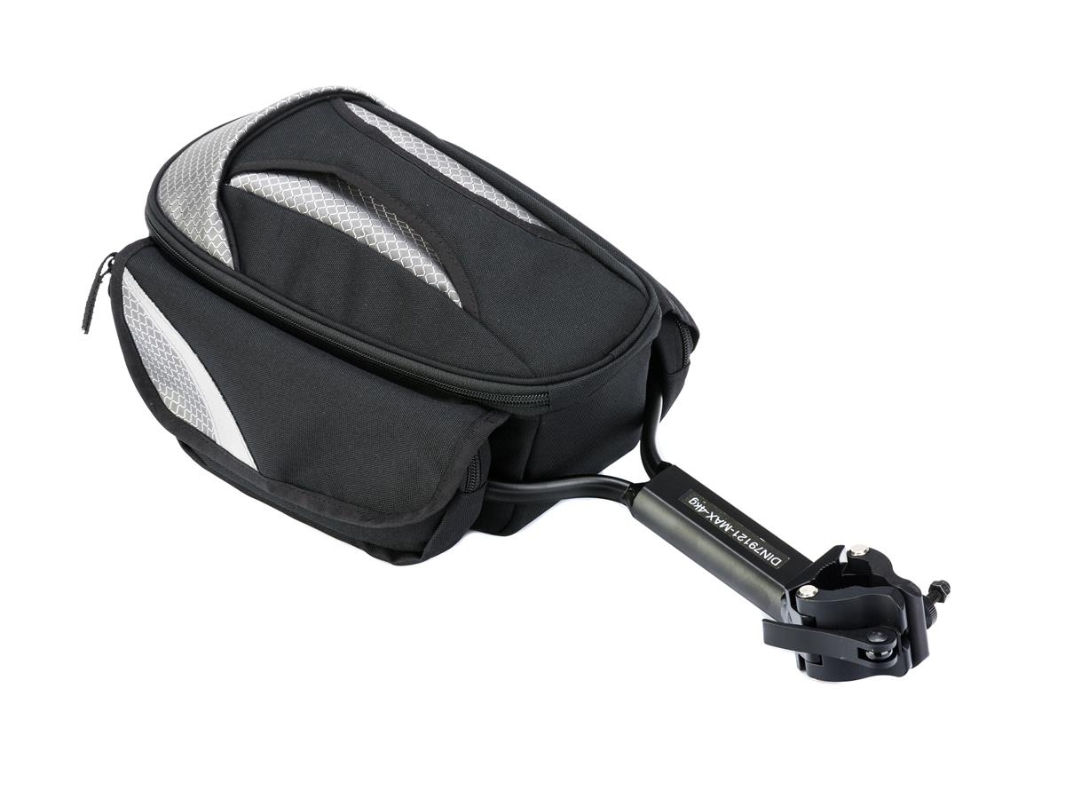 Kufer na rurę podsiodłową ROMET SHE-08 W  czarny 4,5L  et/logo Romet
