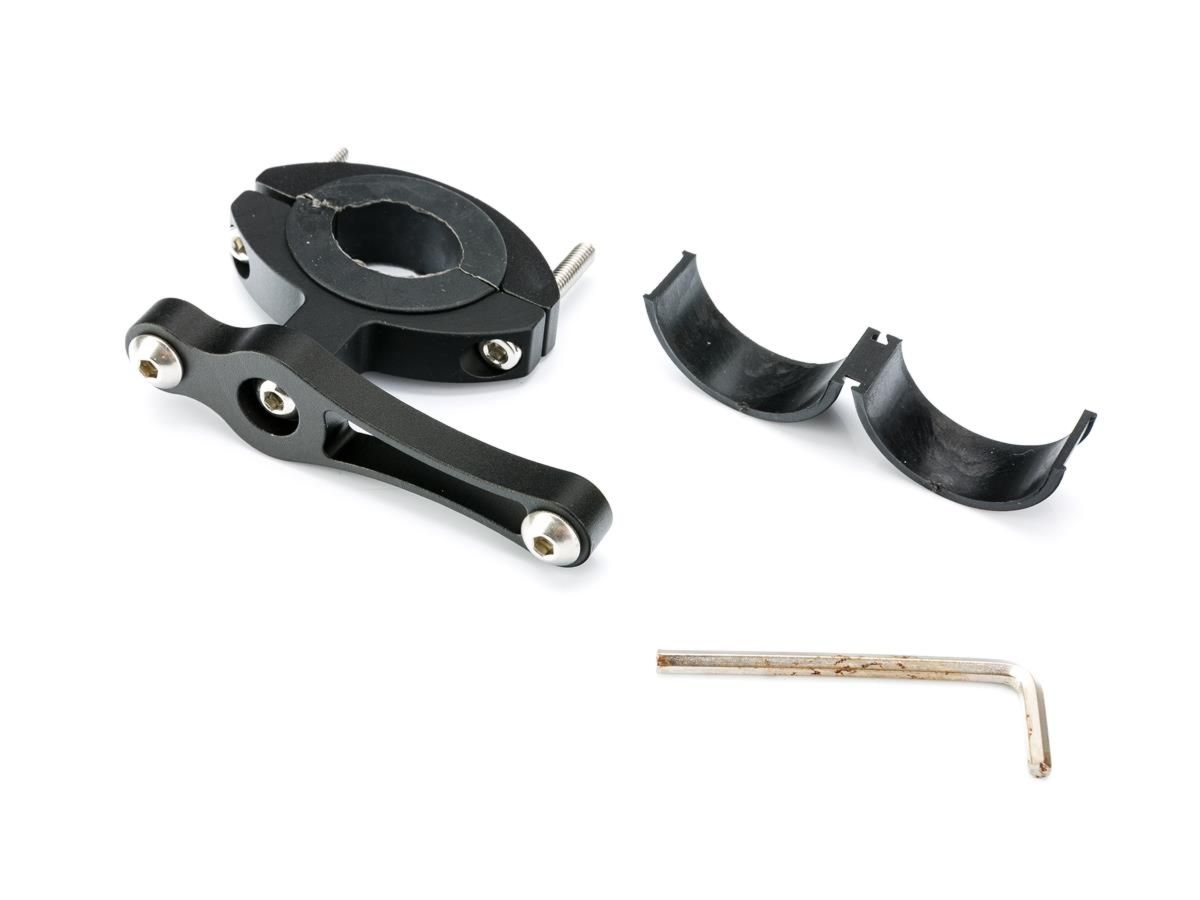 Uchwyt montażu koszyka bidonu na rurę kierownicy lub wspornik siodła, BOX ROMET