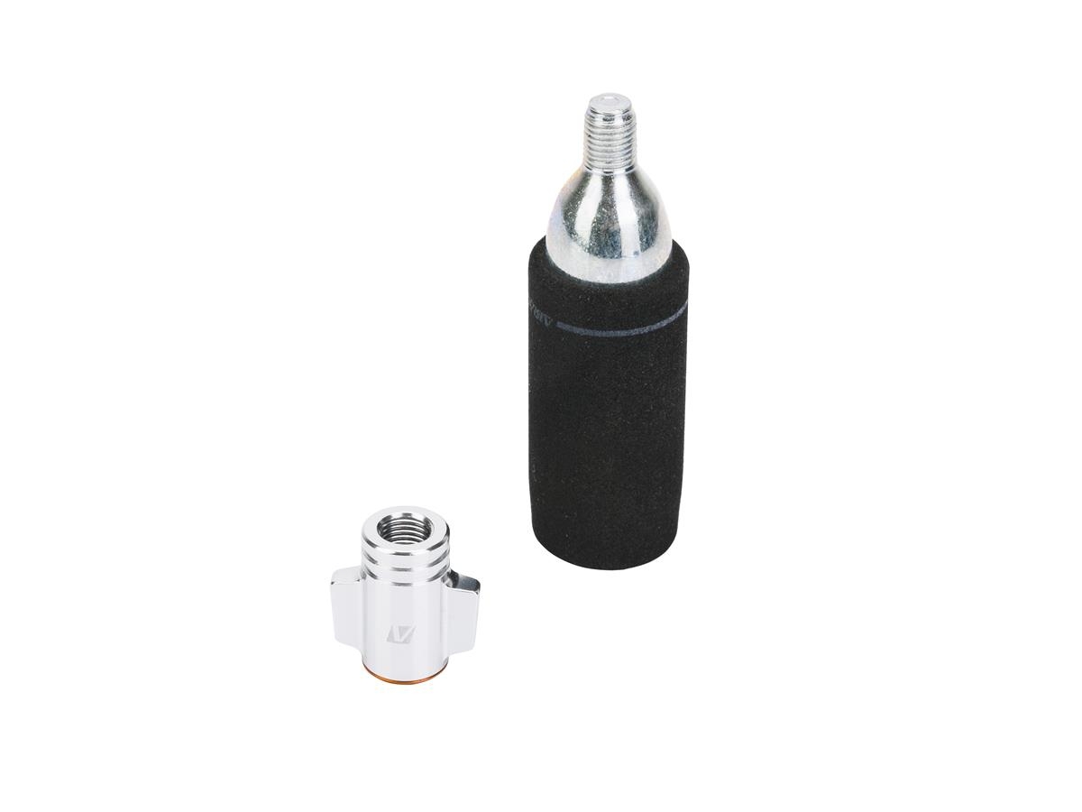 Pompka na naboje CO2  mod. AC-09 AV/FV mini,AL srebrna AIRACE