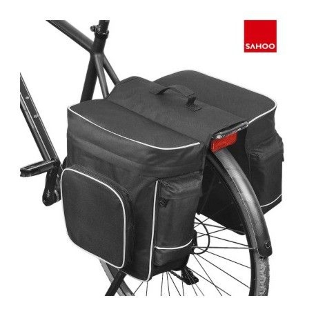 Sakwa rowerowa na bagażnik SAHOO 2-komorowa