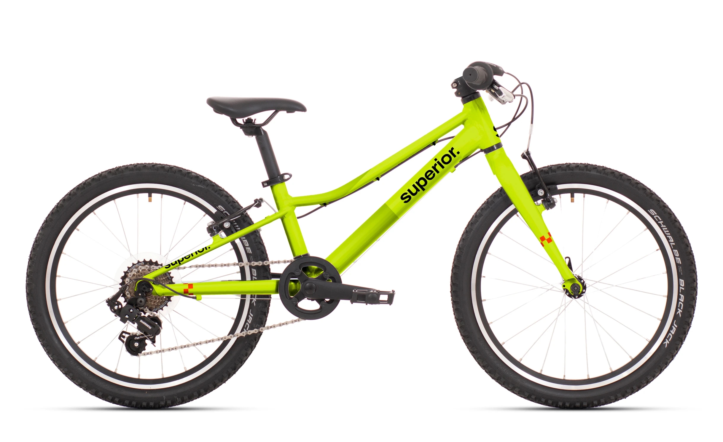 Rower dziecięcy Superior RACER 20 9.0" Matte Radioactive Yellow