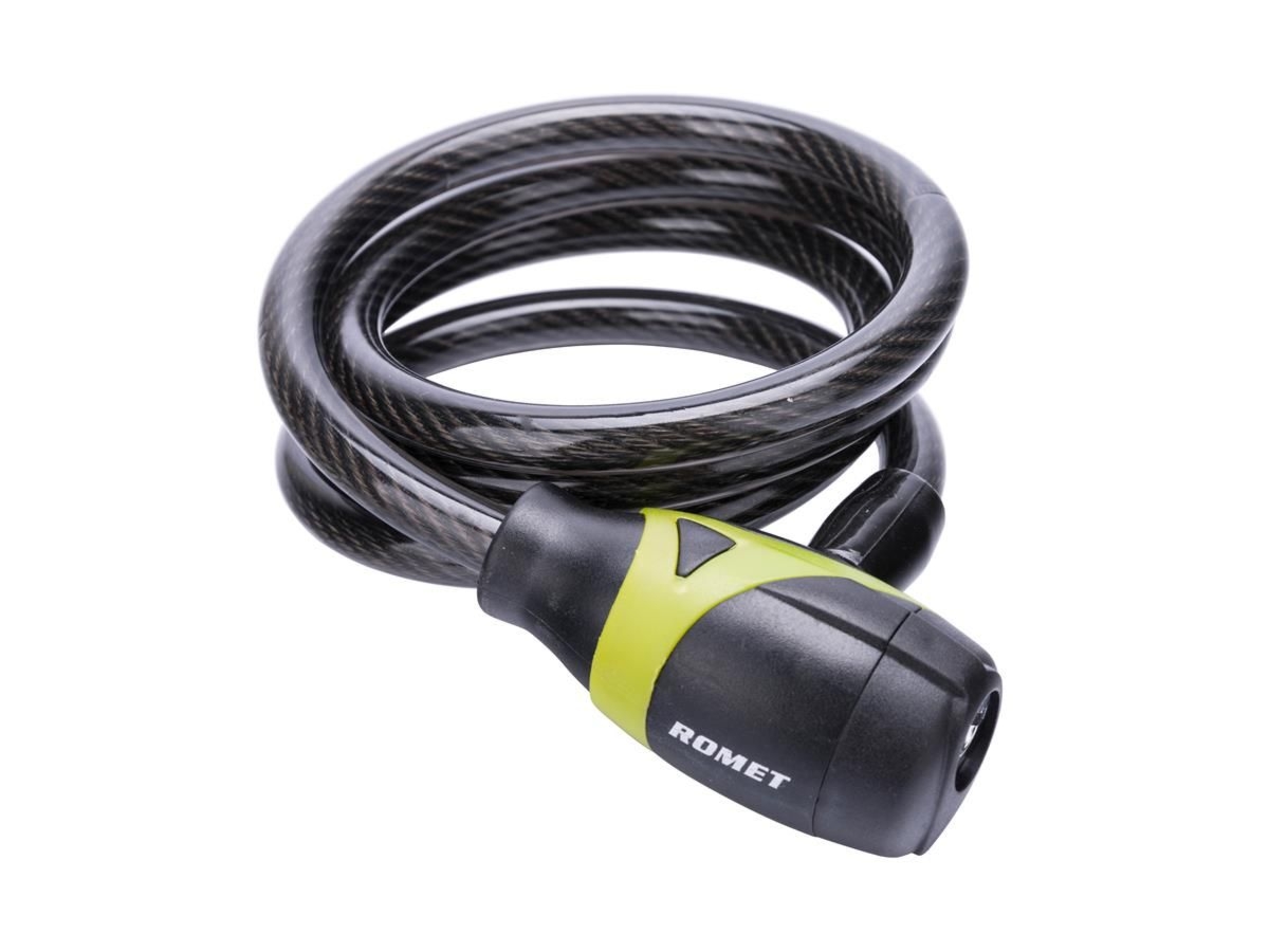 Zamknięcie spiralne 87327 10 x120 cm KLUCZ ROMETczarno-zielone et logo ROMET