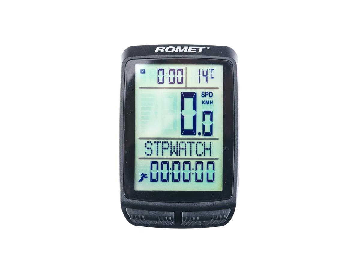 Licznik rowerowy bezprzewodowy BKV 1502 czarny et logo ROMET