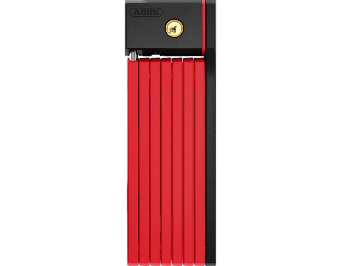 Zamknięcie rowero klucz składane U-grip BIG ABUS BORDO 100 cm czerwony