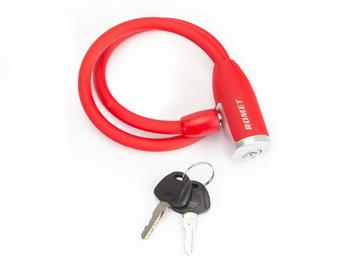 Zamknięcie spiralne 84356 10 x65 cm KLUCZ ROMETczerwone et logo ROMET