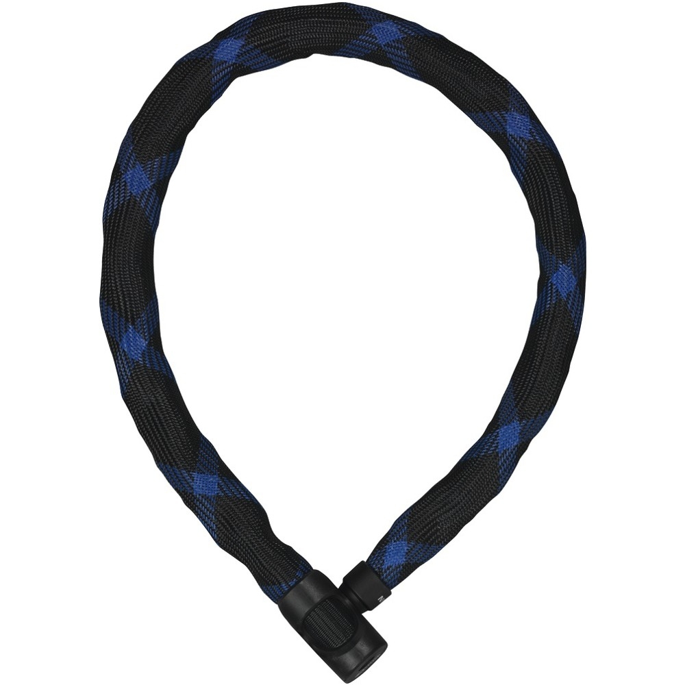 Zamknięcie rowerowe klucz łańcuch ABUS IVERA Chain 7210 110cm czarno-niebieski - rower miejski