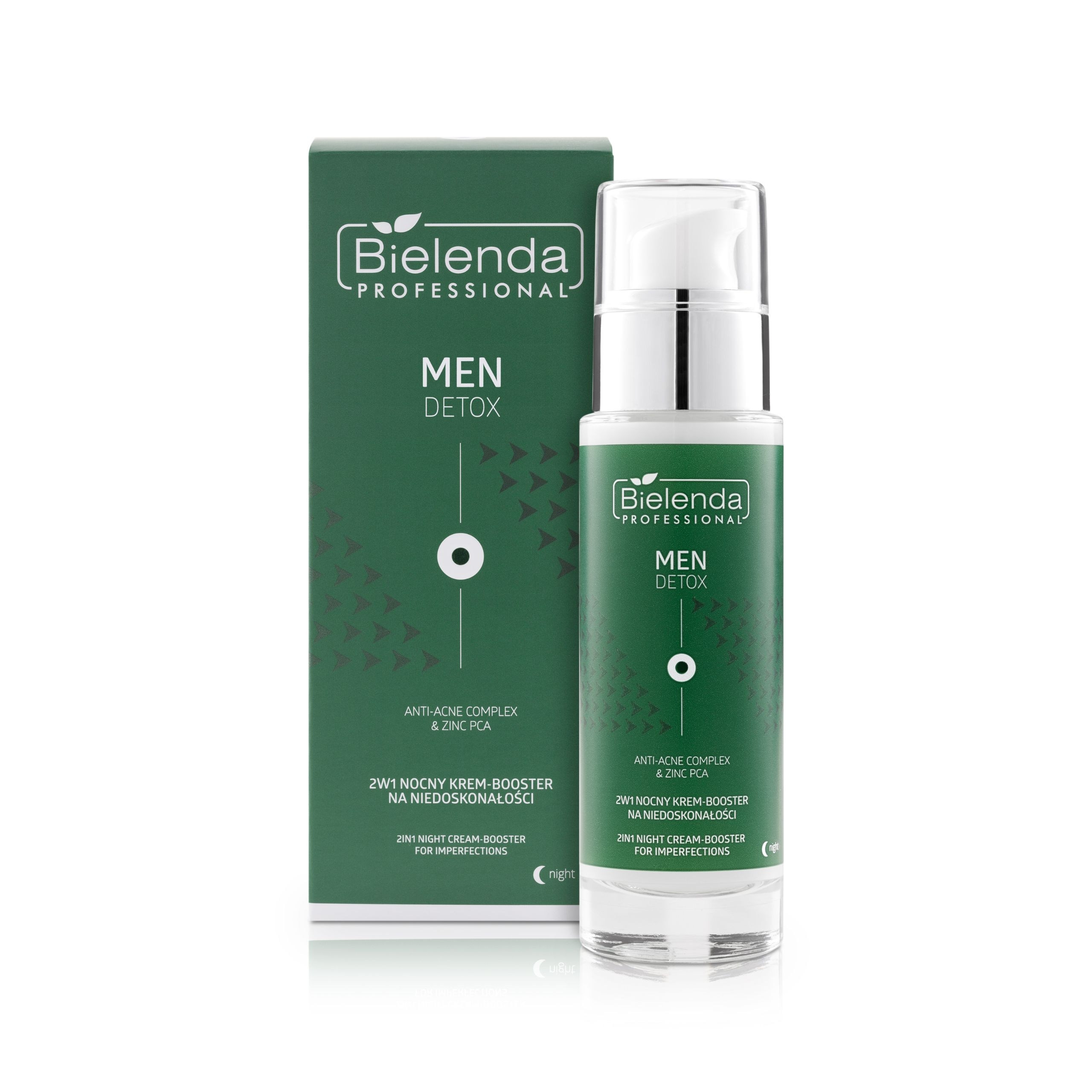 Bielenda Professional 2w1 Nocny krem-booster na niedoskonałości