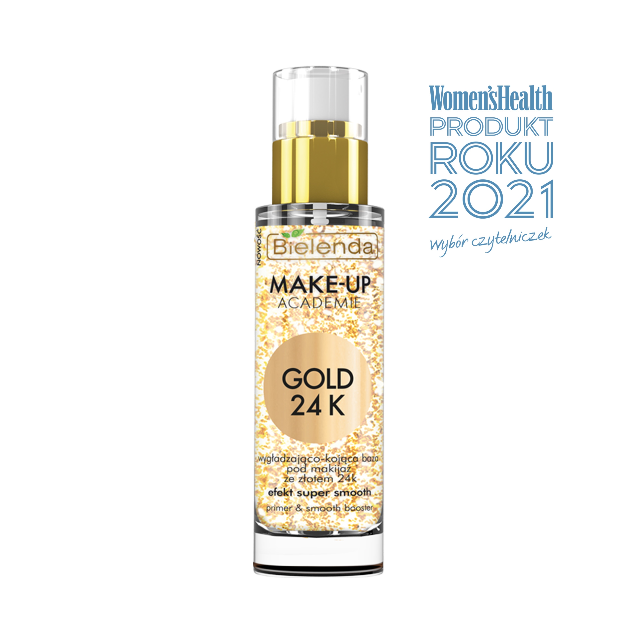 Bielenda Wygładzająco-kojąca baza pod makijaż ze złotem 24k 