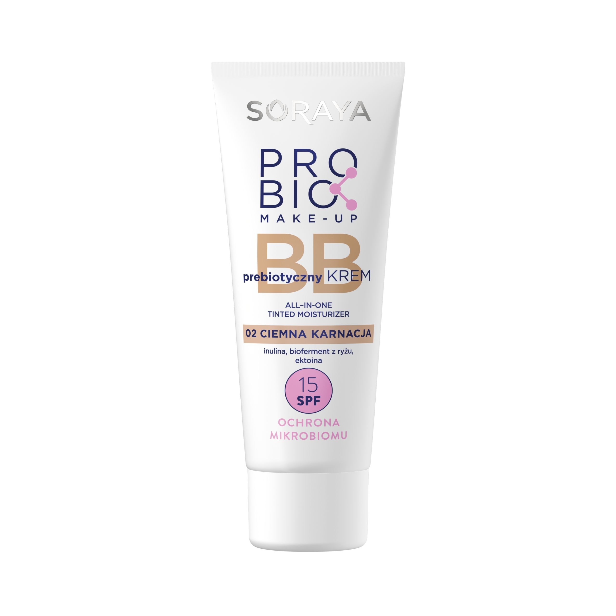Soraya Prebiotyczny BB krem, 02 ciemna karnacja