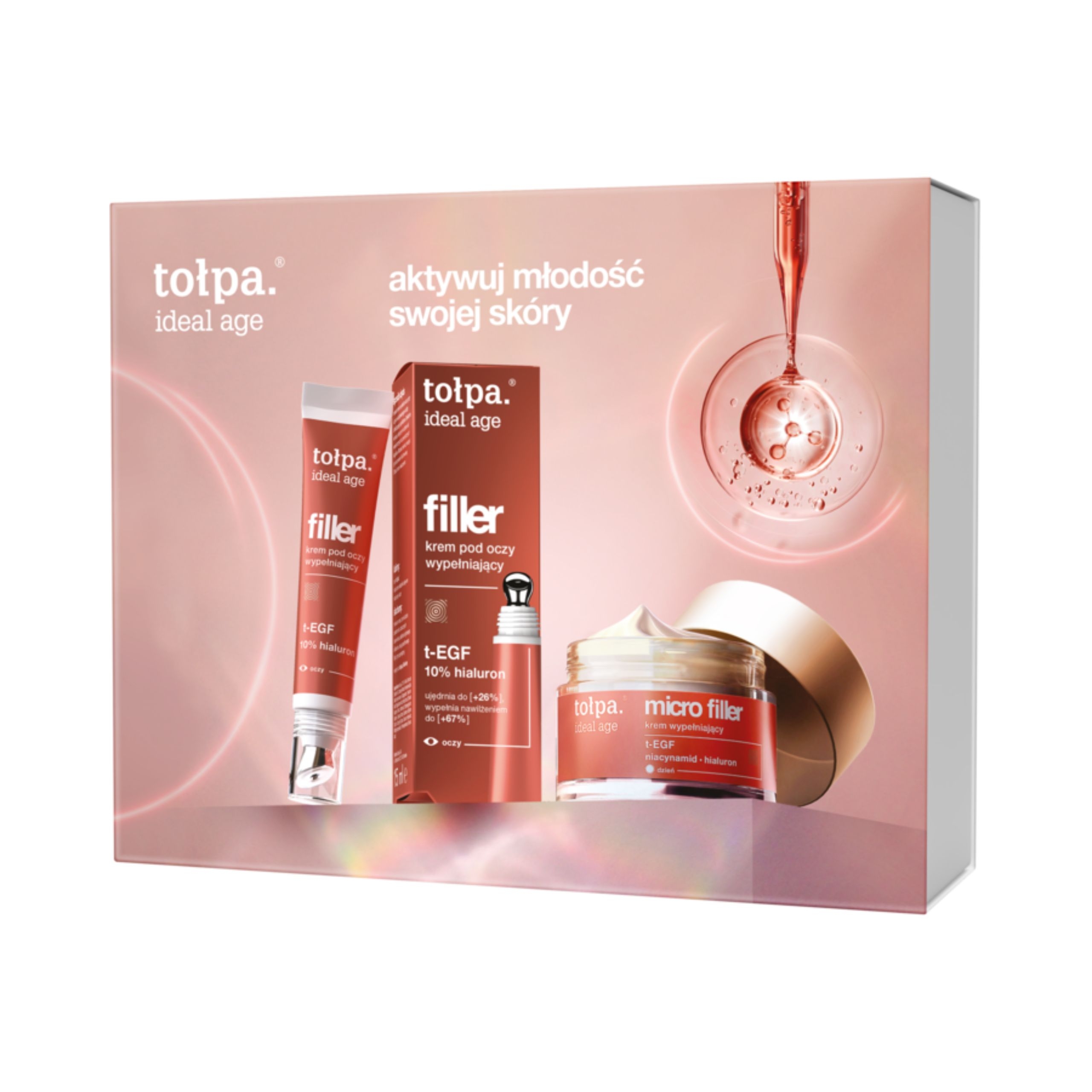 Tołpa Zestaw ideal age krem pod oczy + krem do twarzy