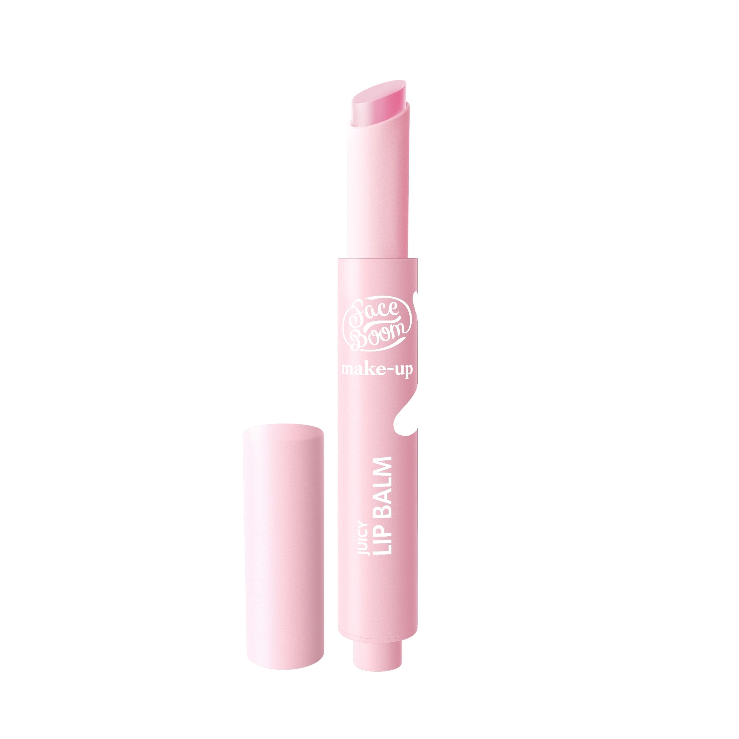FaceBoom Nawilżająca POMADKA-BALSAM do ust z klikiem 01 Pinky kiss Różowa Wróżka