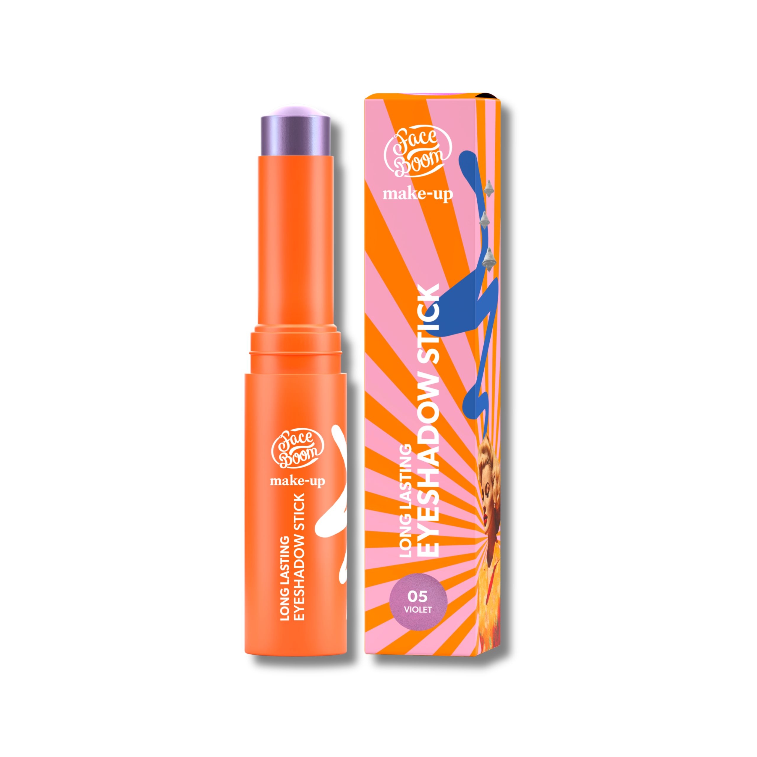 FaceBoom Long lasting eyeshadow stick, 05 Violet