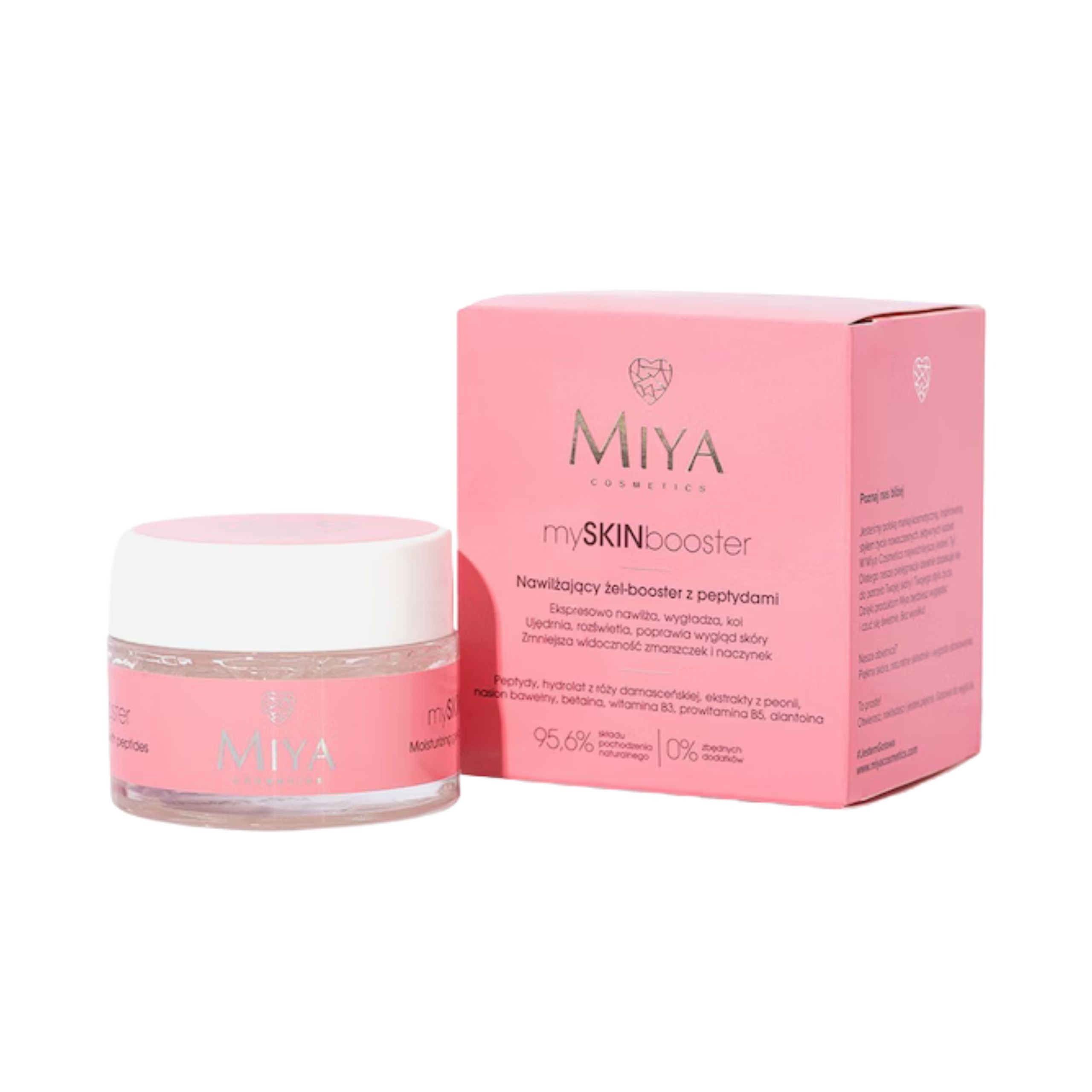 Miya Cosmetics Nawilżający żel - booster z peptydami do twarzy