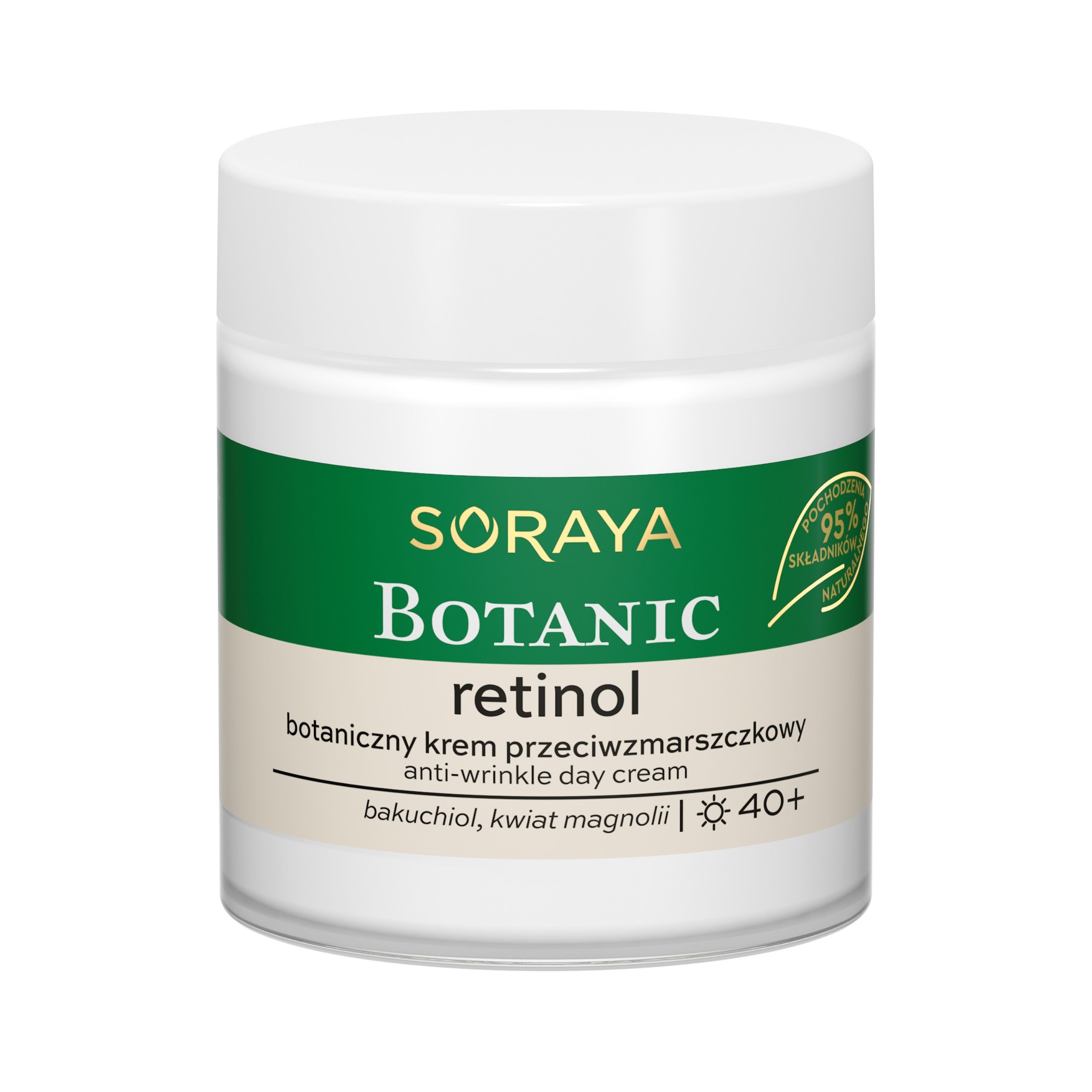 Soraya Botaniczny krem przeciwzmarszczkowy na dzień, 40+