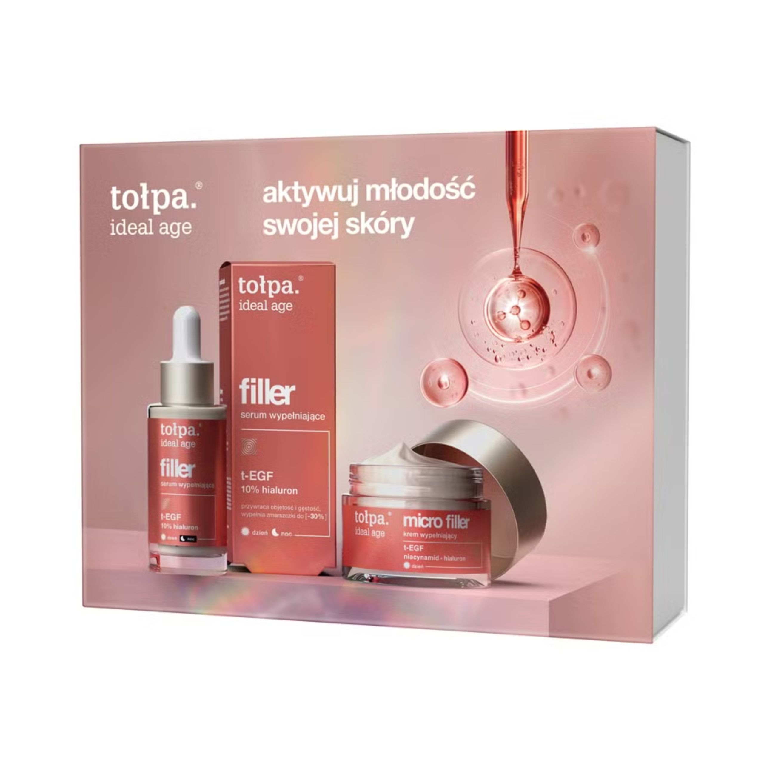 Tołpa Zestaw ideal age serum + krem do twarzy