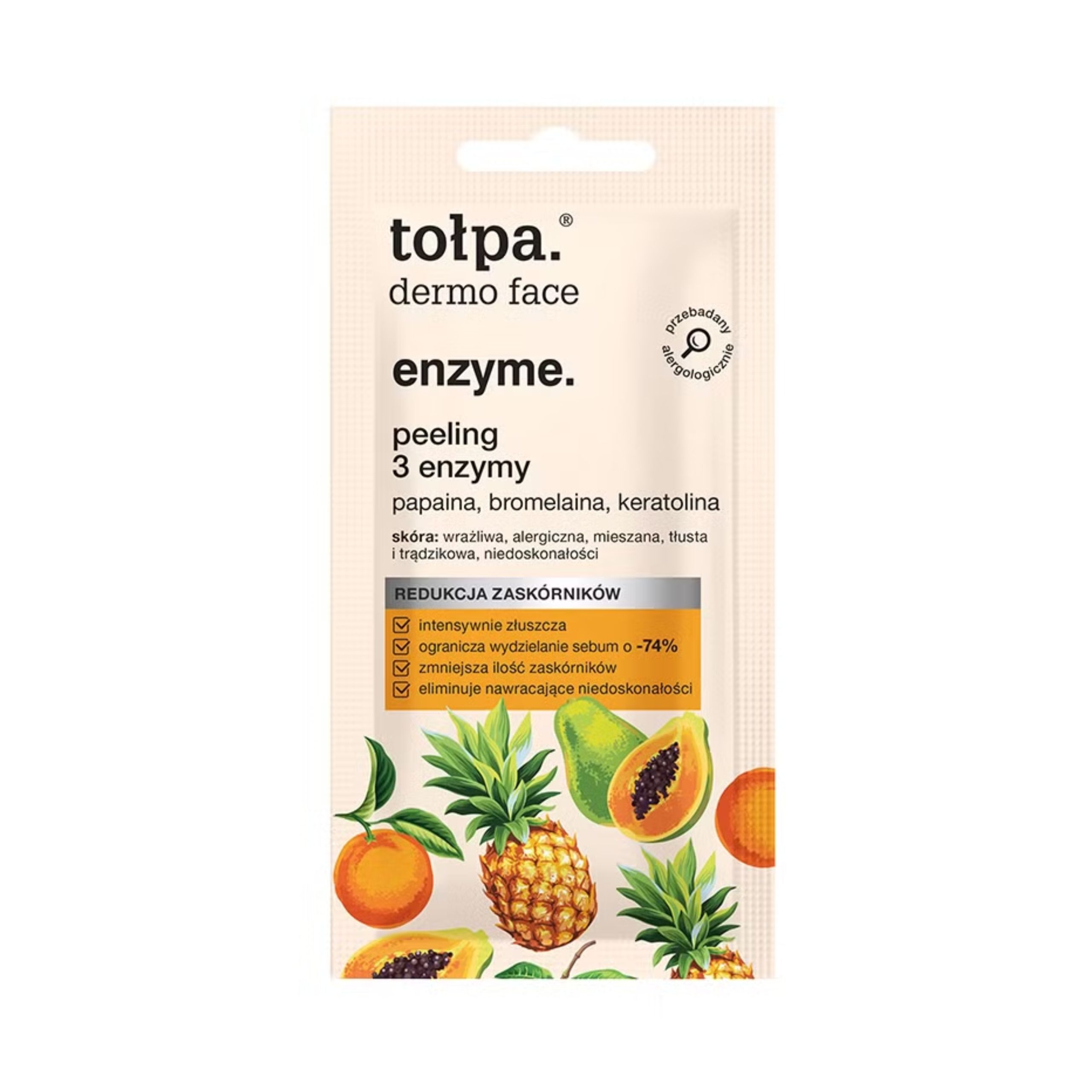 Tołpa Enzymatyczny peeling 3 enzymy 8 ml