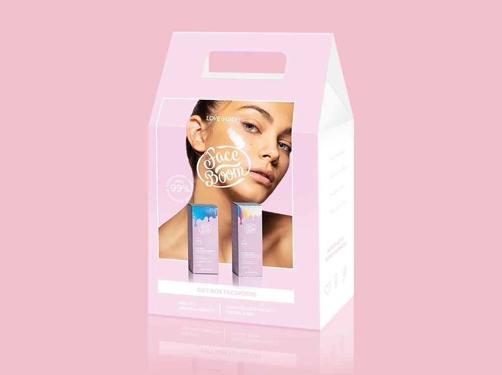 BodyBoom Zestaw prezentowy FaceBoom basic (peeling + krem)