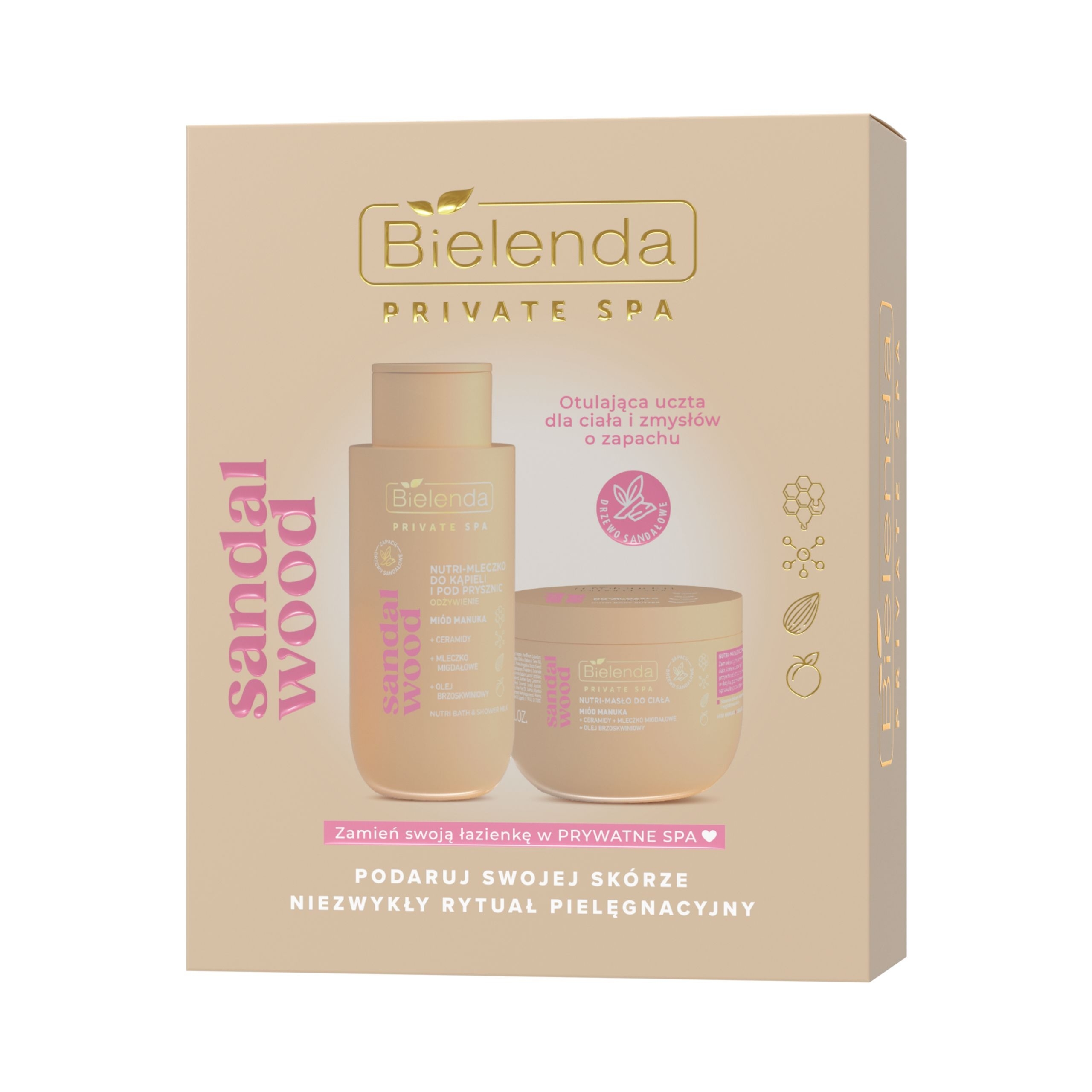 Bielenda Zestaw Bielenda PRIVATE SPA sandal wood 