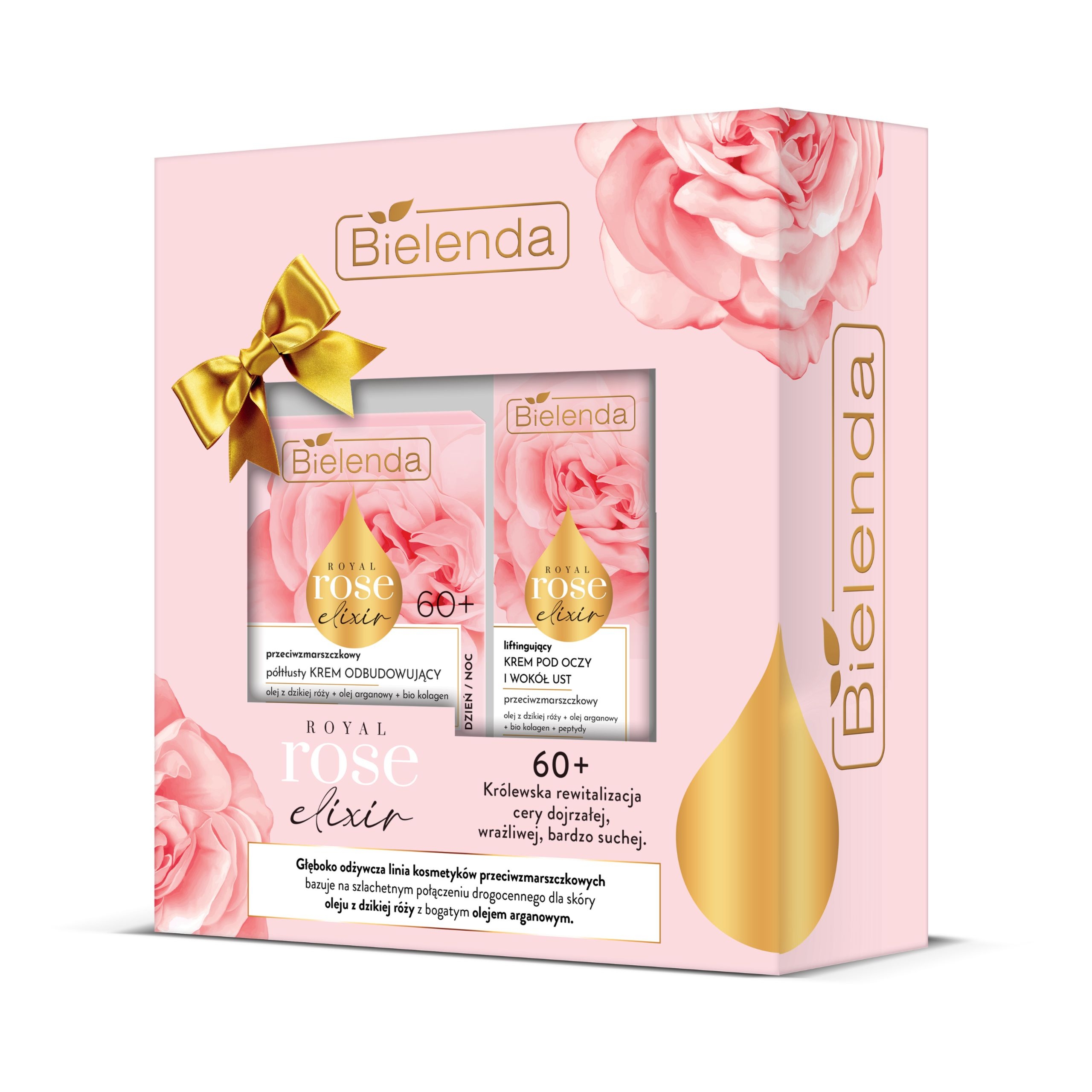 Bielenda Zestaw Royal Rose Elixir 60+ 