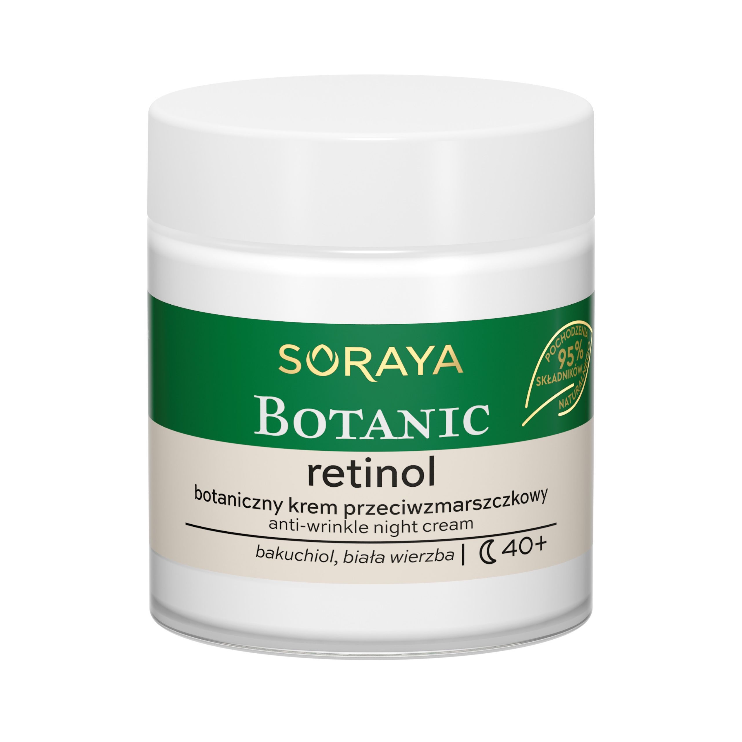Soraya Botaniczny krem przeciwzmarszczkowy na noc, 40+