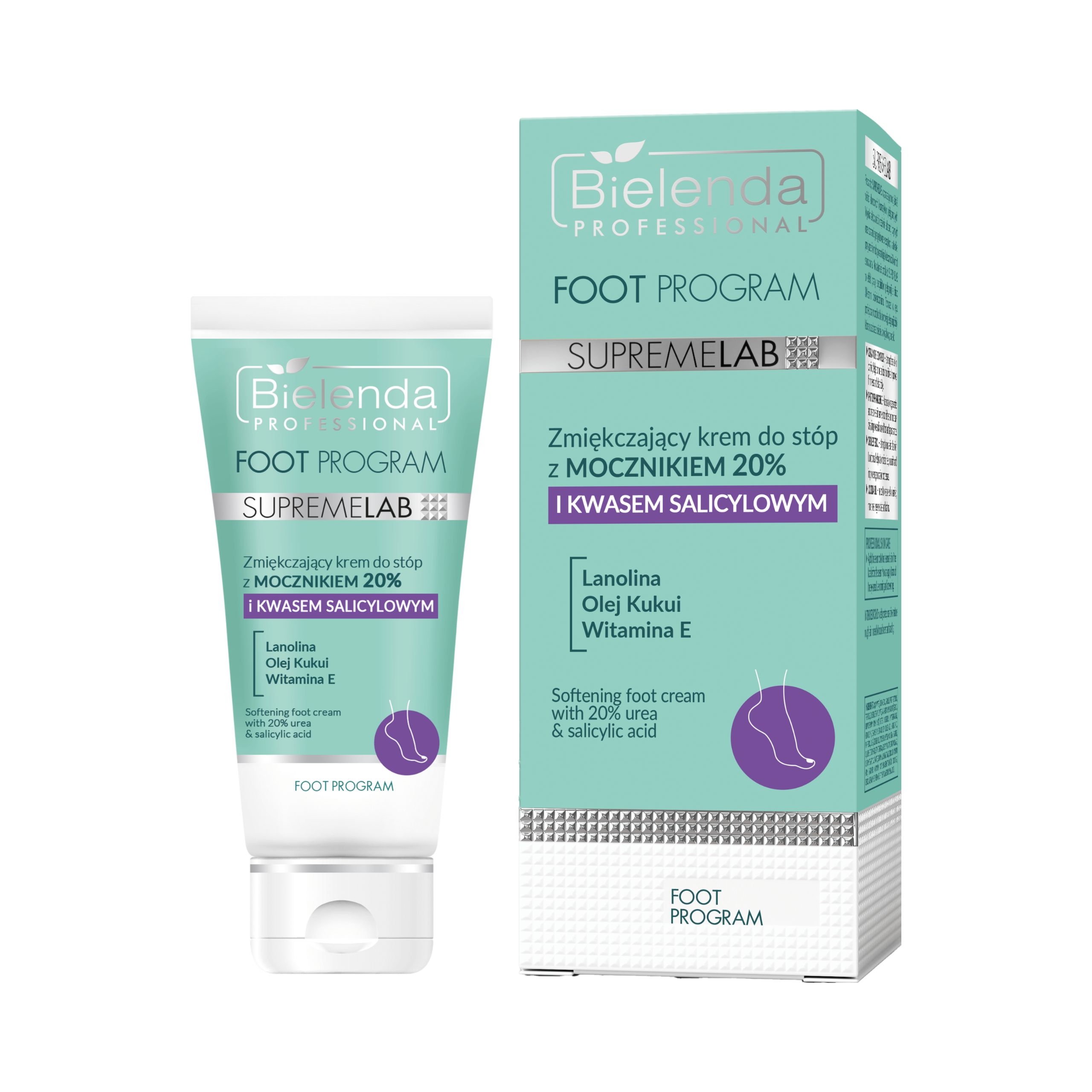 Supremelab Zmiękczający krem do stóp z mocznikiem 20% i kwasem salicylowym