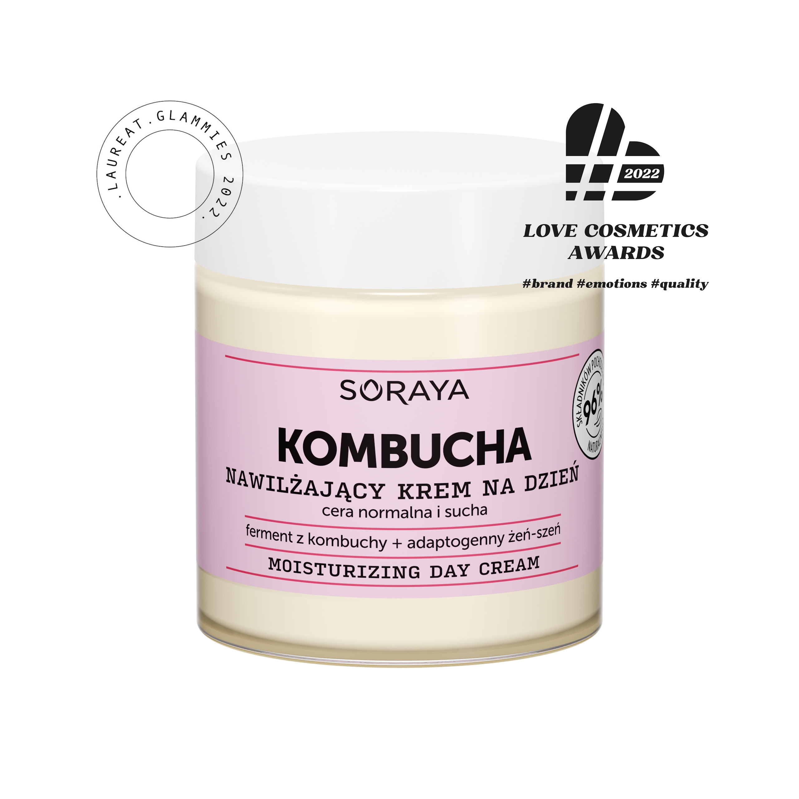 Soraya Nawilżający krem na dzień - kombucha