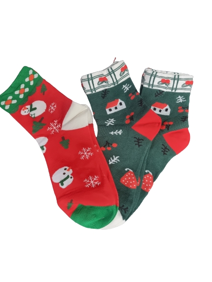 Damskie Świąteczne Skarpety Mix 3/ Pak Gift For You VI