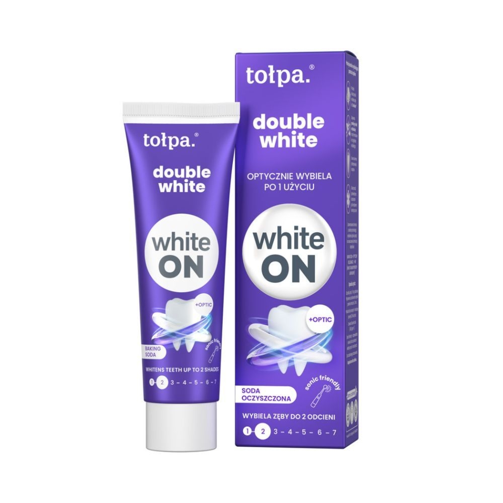 Tołpa. Double white pasta do zębów, 75 ml